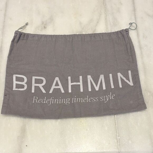 Brahmin Gray Dust Bag with Drawstring - Picture 1 of 7
